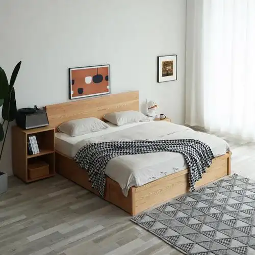 九木米高户型小户木床实木中式木工新中式胡桃实木床