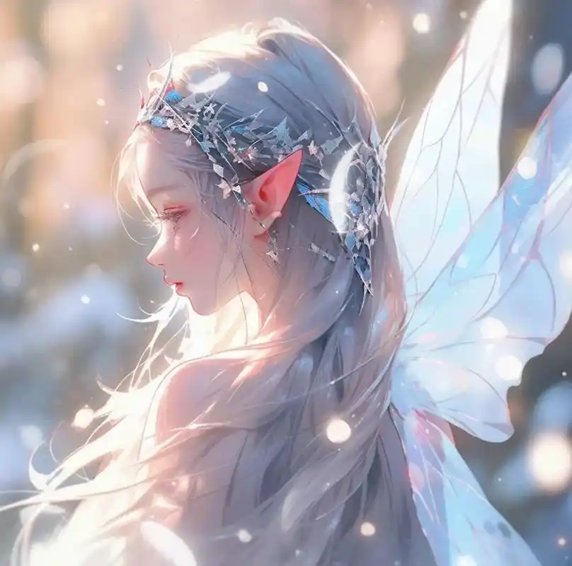 梦幻蝴蝶少女头像