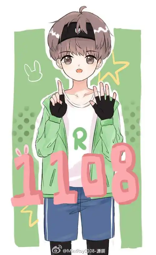 王源卡通形象 cr:logo - 堆糖,美图壁纸兴趣社区