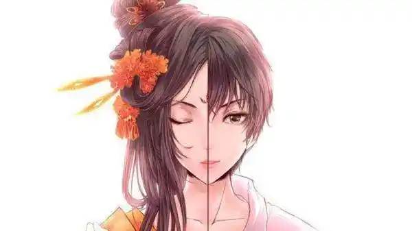 求一半脸是男的一半脸是女的的动漫图片