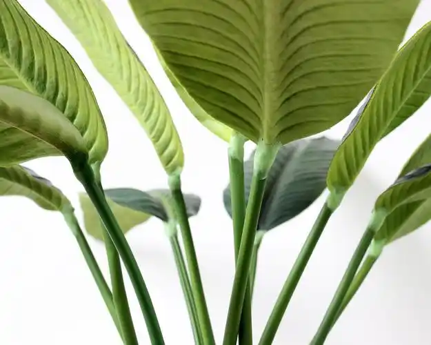 仿真植物 叶子 艺术插花落地艺 高档pu天堂鸟单片叶 仿真花 树叶