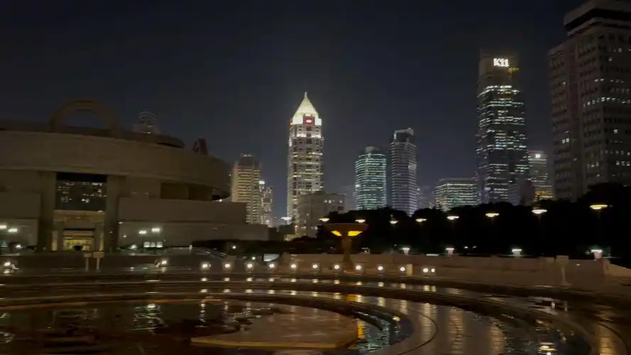 上海人民广场夜景