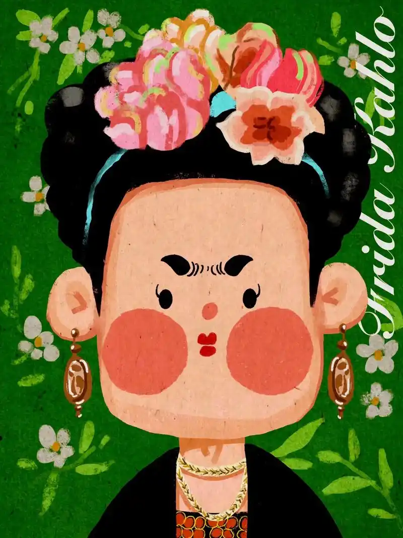 当世界名画与可爱碰撞