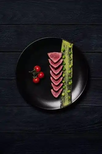 米其林餐厅菜品摆盘