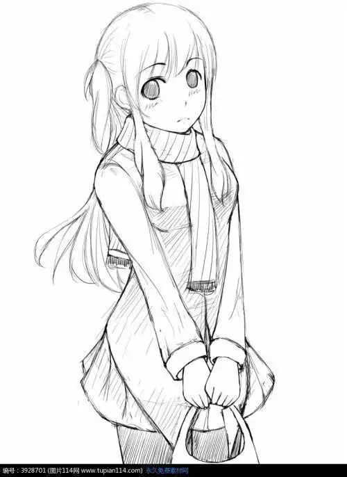 简笔画的动漫人物的画法