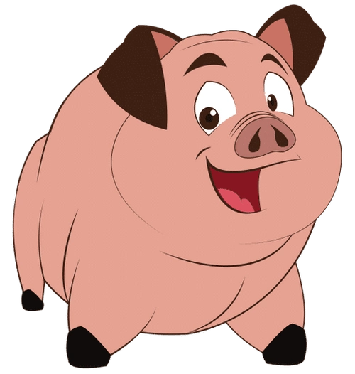 猪卡通图标 pig cartoon icon
