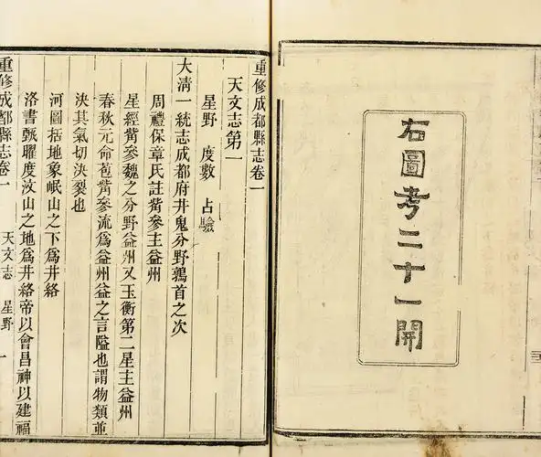 3056重修成都县志十六卷纸本