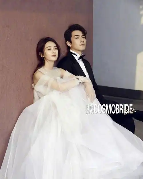 赵丽颖林更新《时尚新娘》杂志封面写真图片