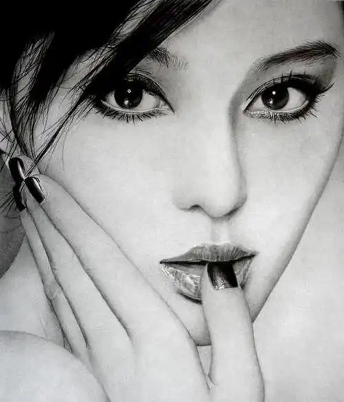 超写实范冰冰素描头像72小时完成网友看了直呼要跪拜为师