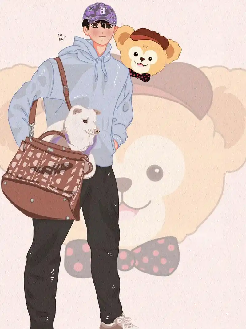 30达菲熊 壁纸头像打包带走啦～#吴磊 #可爱卡通头像 #壁 - 抖音