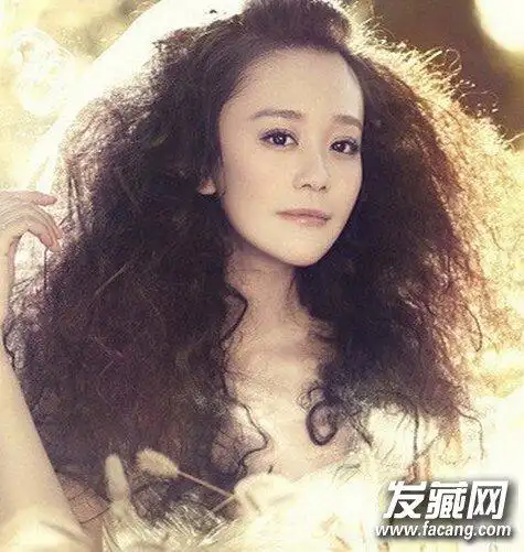 女生个性甜美烟花烫发型效果图(4)