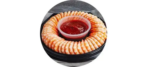 shrimp rings: 虾盘shrimp cocktail: 虾杯文末彩蛋美国有没有小龙虾?