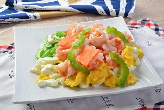 苦瓜炒虾仁图片