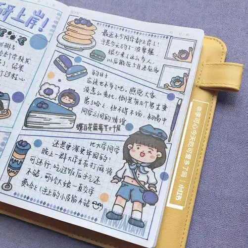 吃蛋糕的木子里手帐排版第二弹