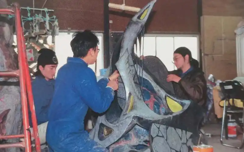 活动作品翻书迪迦奥特曼的一些花絮照片