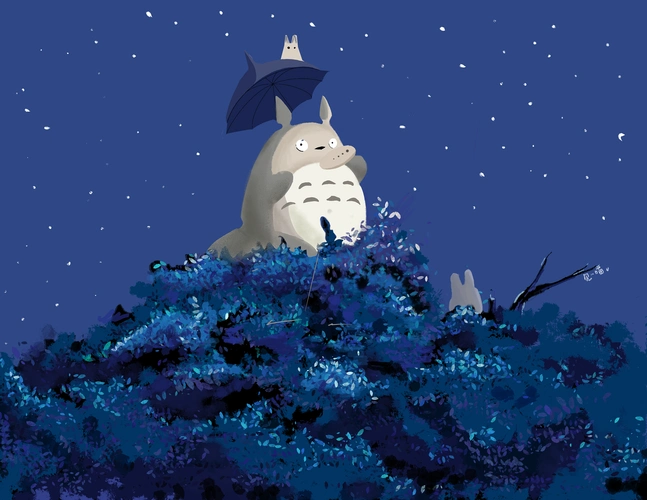 宫崎骏/龙猫|插画|创作习作|见一喵 - 临摹作品 - 站酷 (zcool)