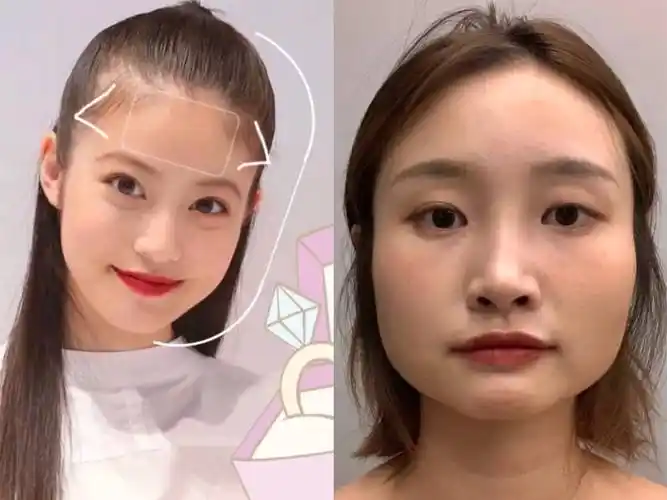 以及如果你的脸型不流畅的话,也很直观地暴露了你的脸型上的各种小