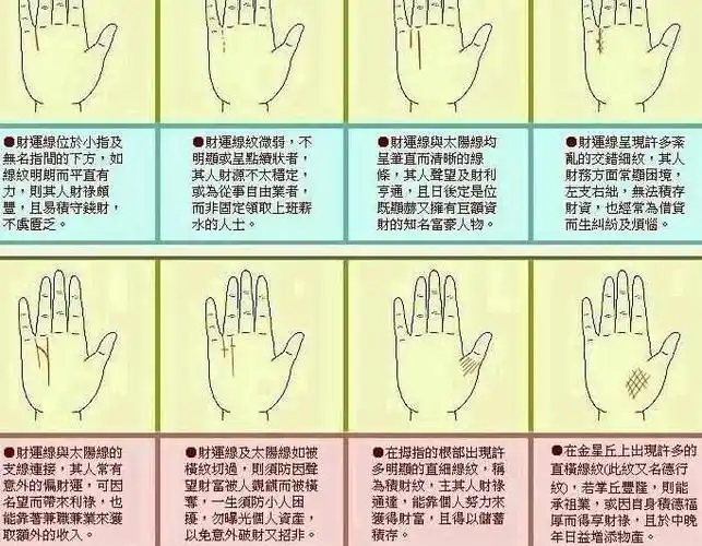 怎样看手相图解 第1页