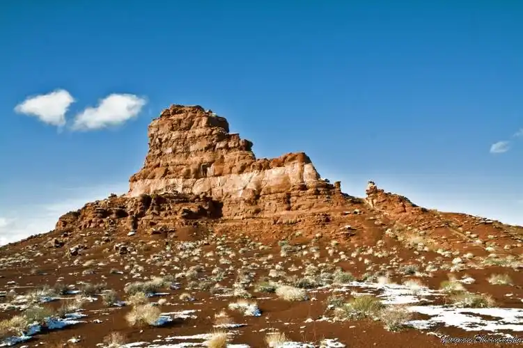 美国西部荒漠风光