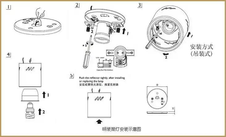 华辉照明|非标定制灯具|明装圆形竖式螺口筒灯|筒灯生产厂家|筒灯品牌