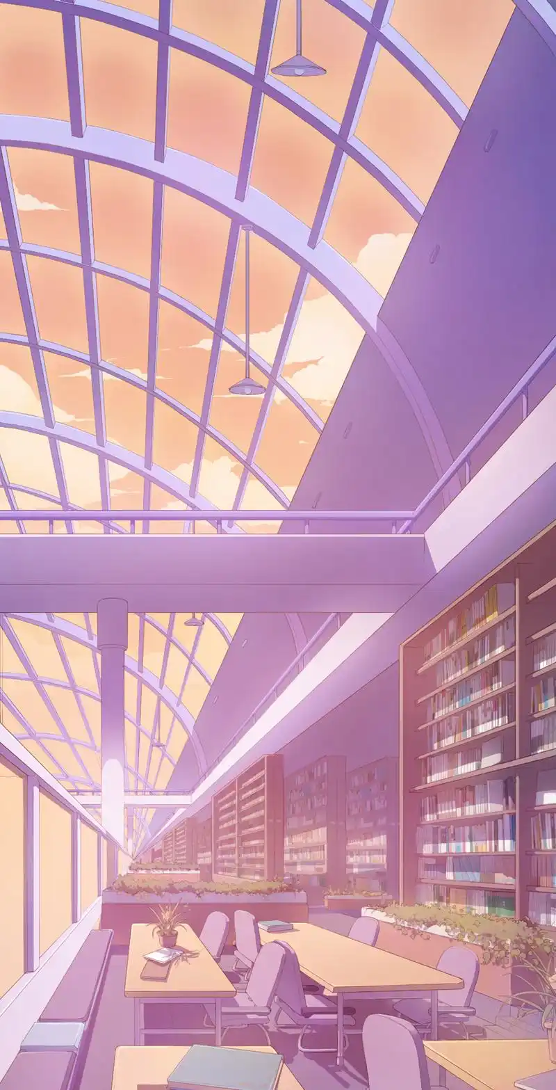 日系动漫场景壁纸,清澈美好的校园