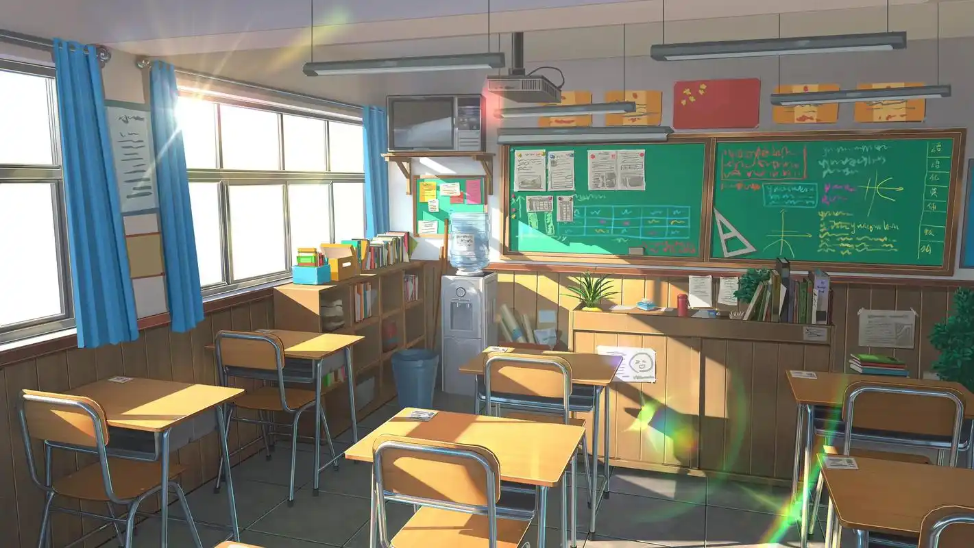 壁纸 #高清壁纸#上热门#背景壁纸 教室门一关,再打开就是 - 抖音