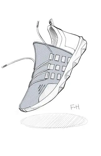 鞋,草图,产品设计,时尚