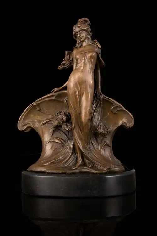 铜雕塑 铜工艺品 工艺品 西洋人物雕像 礼品摆设 书架ds-141