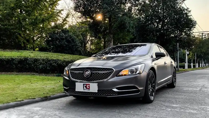 别克君越车身改色电光深邃灰rg瑞集改色膜浙江湖州