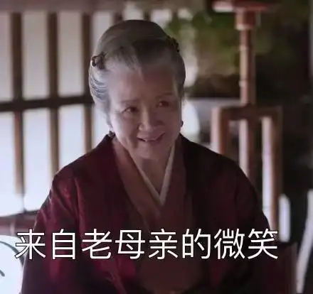 来自老母亲的微笑 - 《知否》表情包67系列_知否_影视表情表情