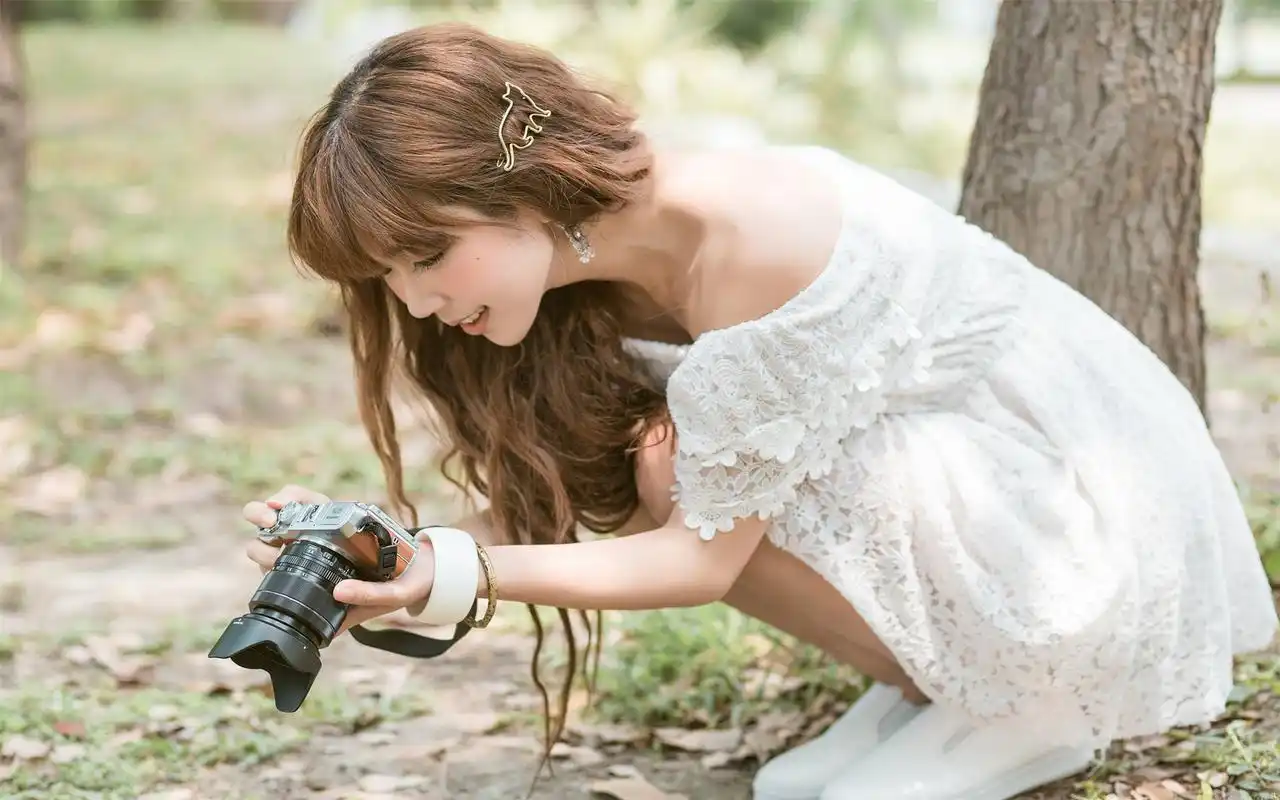 可爱漂亮的小清新美女壁纸