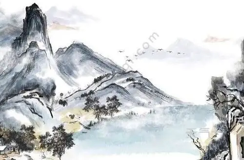 读王勃的《山中》