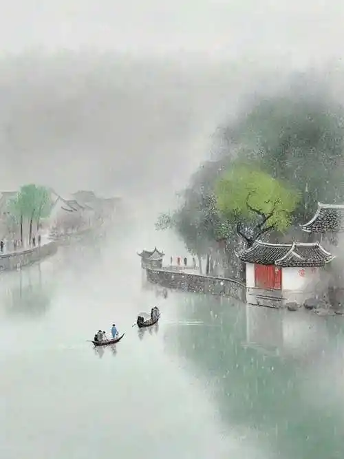 好美的江南烟雨!