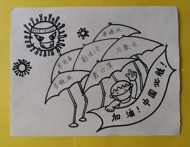 注:宣传画中添加的文字要简明扼要,直击主题.