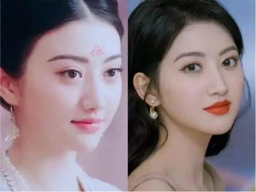 最近景甜似乎去调整了一下双眼皮,大家都说她变好看了.