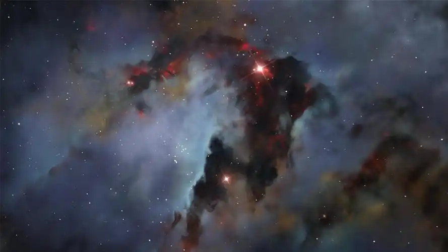 绚丽梦幻星空高清桌面壁纸