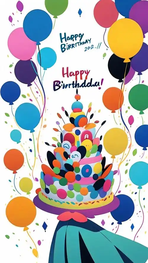 超有氛围的生日气球背景图来啦