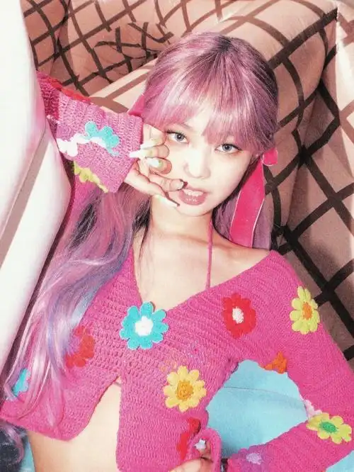 blackpinkicecream海报造型jennie