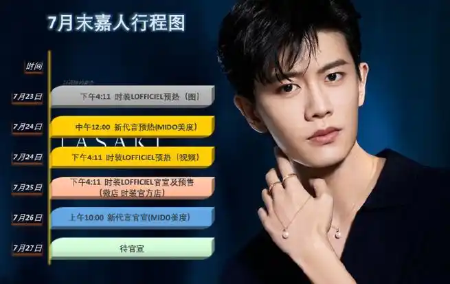 上班前先来看下行程安排中午12点新商务预热下午4点11分任嘉伦时装