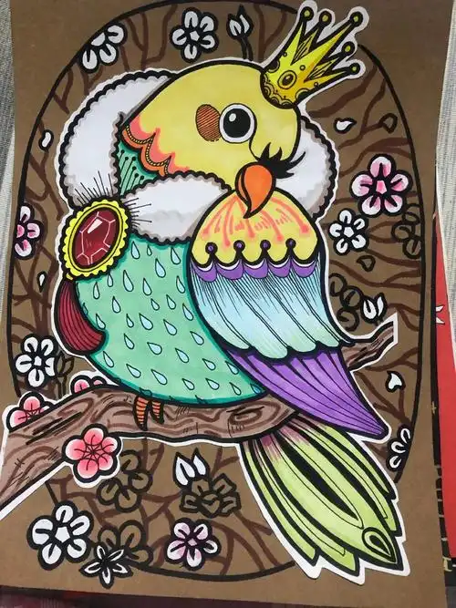 这6种又美又疯狂的创意线描,这些优秀作品老师直接给100分,超赞!