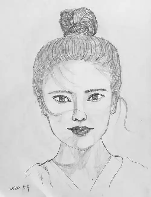 2020人像素描练习