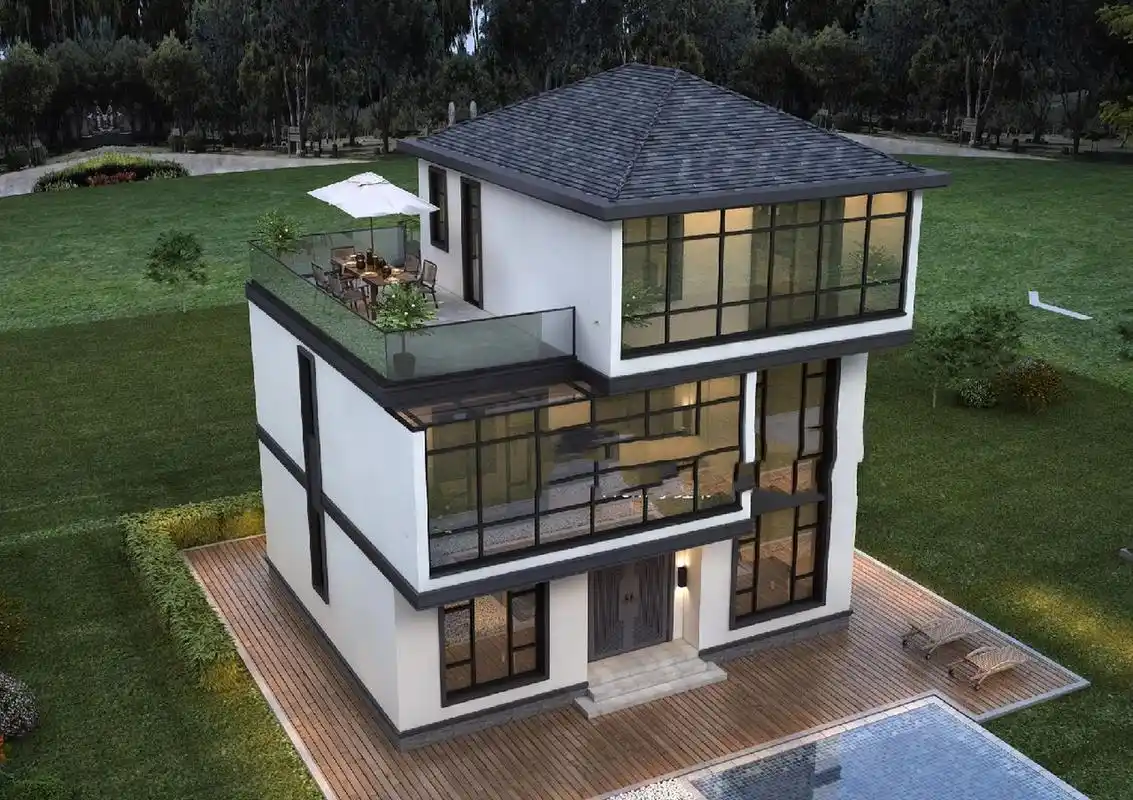 90平方农村自建房92三层小别墅|上海青浦  今天我们分享的是魔都一