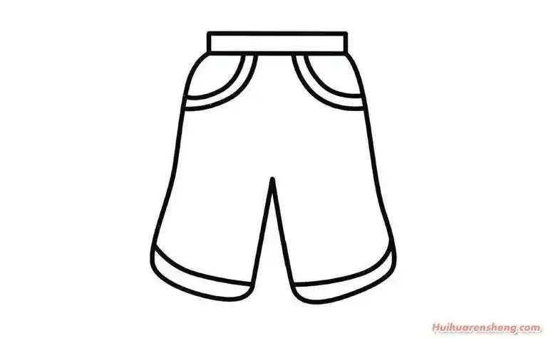 简笔画上衣和裤子