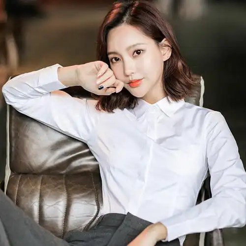 衬衫女长袖加绒小领