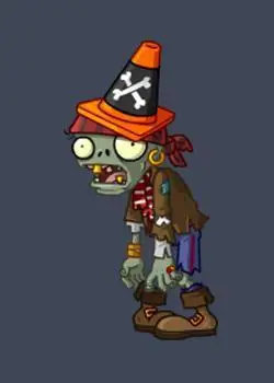 画植物大战僵尸 冰豌豆射手简笔画僵尸机器人简笔画路障僵尸的简笔画