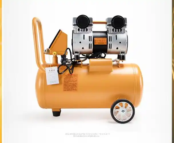 空压机小型充气泵木工喷漆装修高压220v无油空气压缩机打气泵聚力