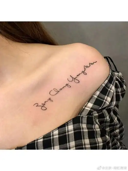 纹身分享##纹身设计##锁骨纹身