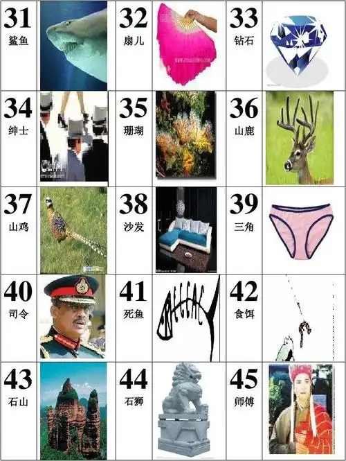 记忆数字编码图片表