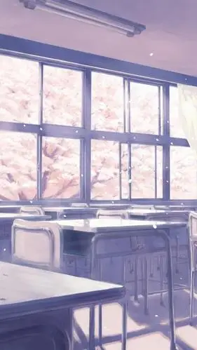 二次元教室场景图