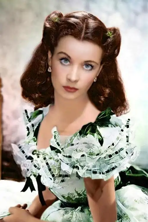 老照片好莱坞名人大道6773号纪念星费雯丽